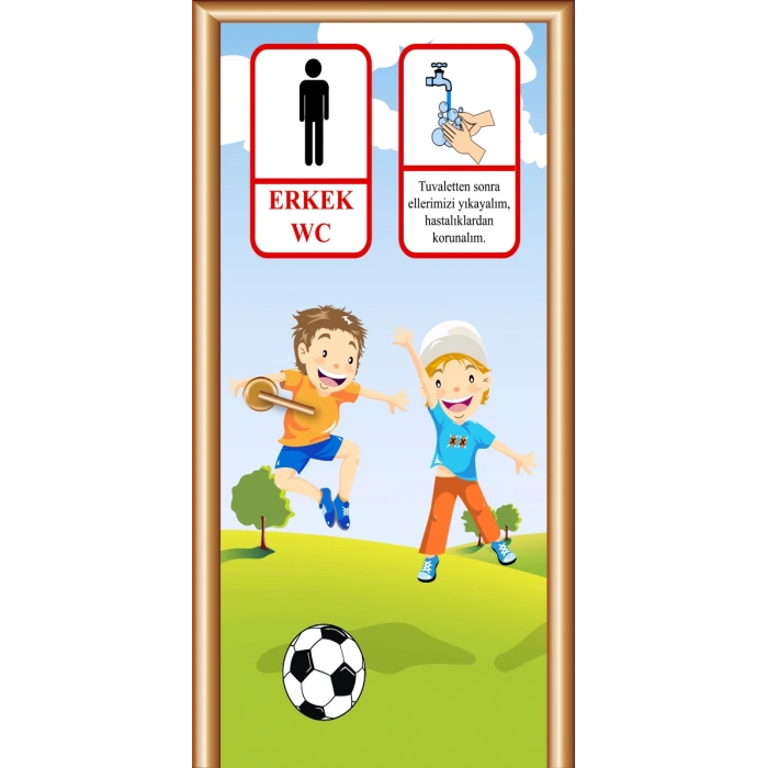 Bay-Bayan WC Kapı Giydirme 40