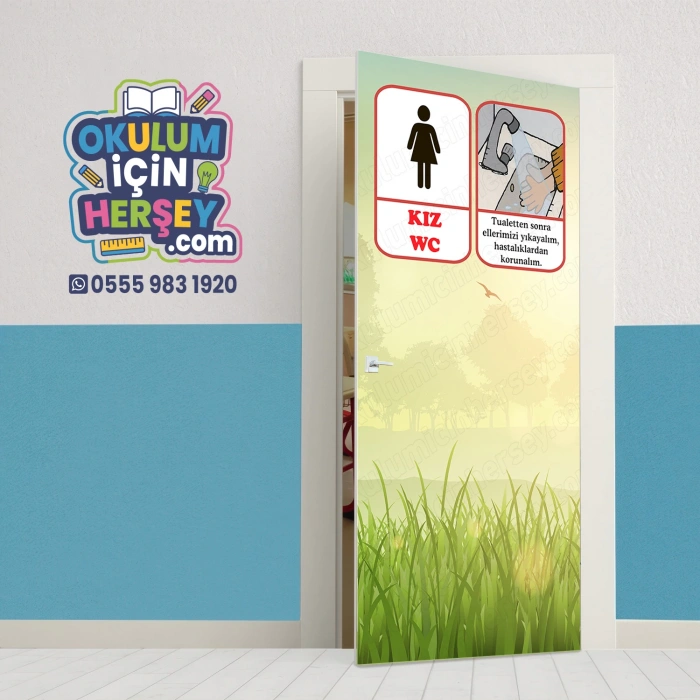 Bay- Bayan WC Kapı Giydirme 41