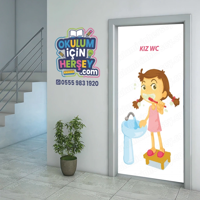 Bay-Bayan WC Kapı Giydirme 45