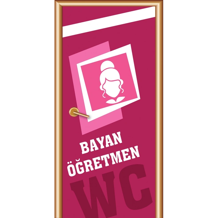 Bay Bayan Wc Kapı Giydirme 56