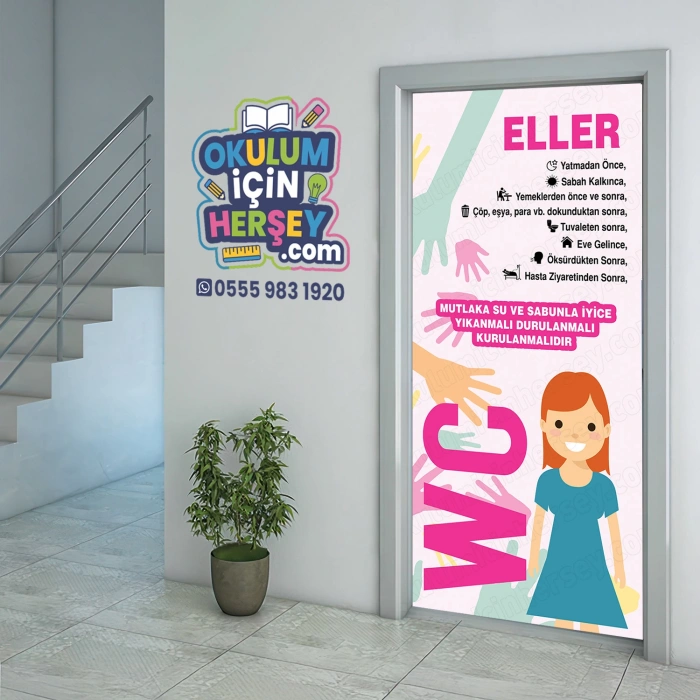 Bay-Bayan Wc Kapı Giydirme 77