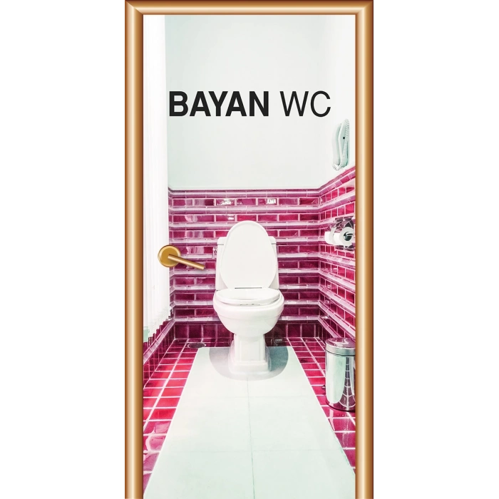 Bay-Bayan WC Kapı Giydirme 87