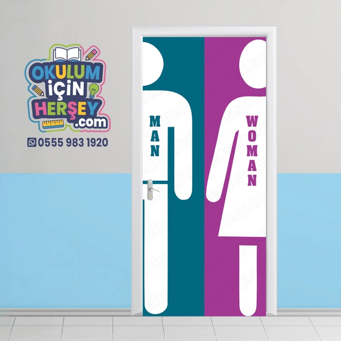 Bay-Bayan WC Kapı Giydirme 94