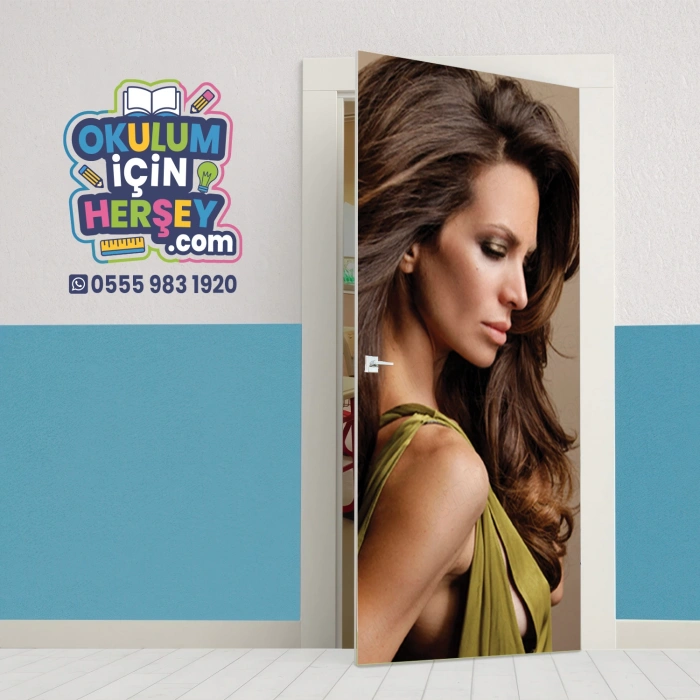 Bayan Kuaför Kapı Giydirme 02