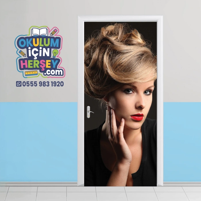 Bayan Kuaför Kapı Giydirme 05