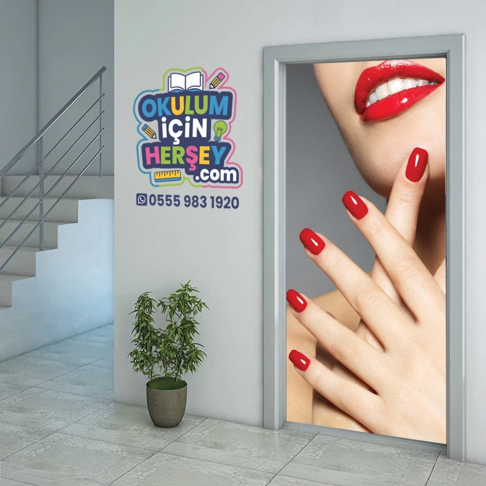 Bayan Kuaför Kapı Giydirme 06