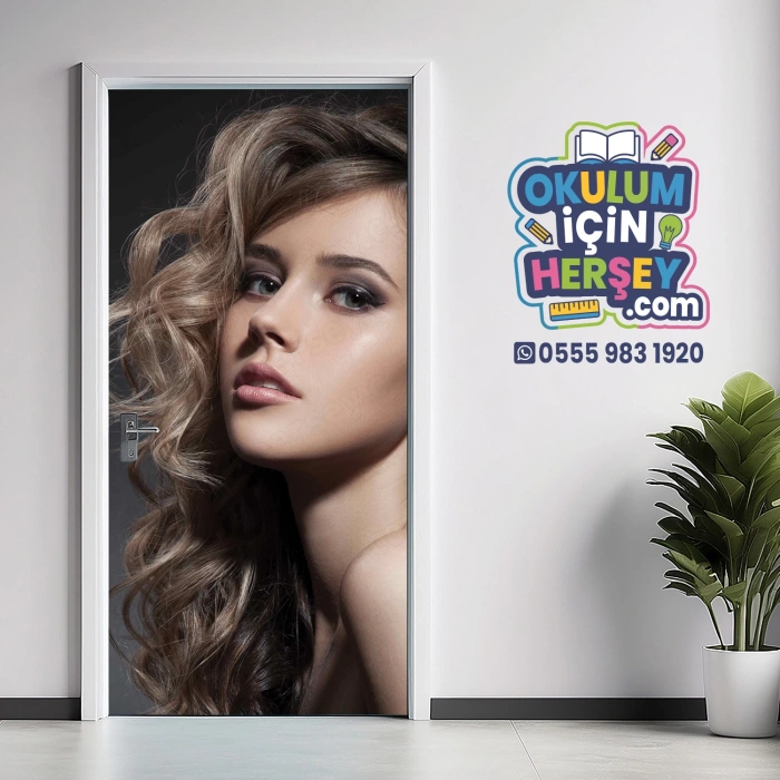 Bayan Kuaför Kapı Giydirme 09