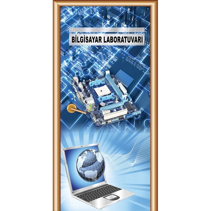 Bilgisayar Laboratuvarı Kapı Giydirme 33