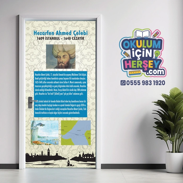 Bilim İnsanları Ahmet Çelebi Kapı Giydirme 01