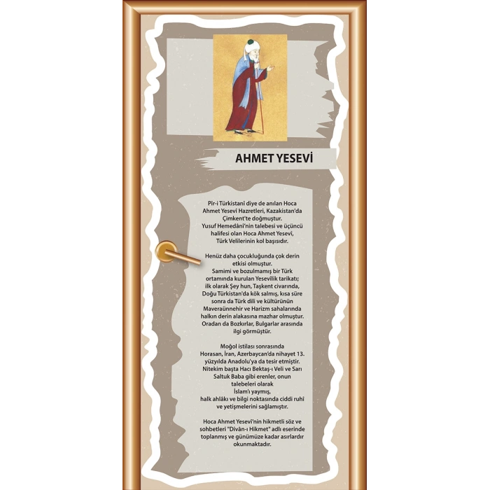 Bilim İnsanları Ahmet Yesevi Kapı Giydirme KG Bİ 99