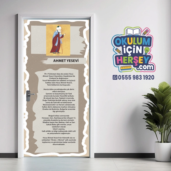 Bilim İnsanları Ahmet Yesevi Kapı Giydirme KG Bİ 99