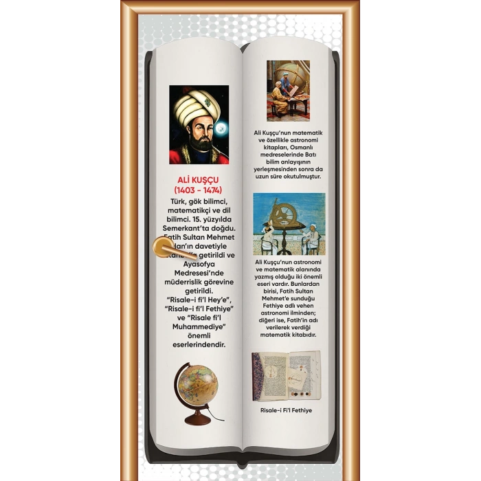 Bilim İnsanları Ali Kuşçu Kapı giydirme KG Bİ 101