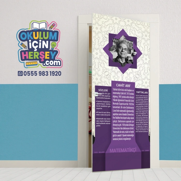 Bilim İnsanları Cahit Arf Kapı Giydirme 04