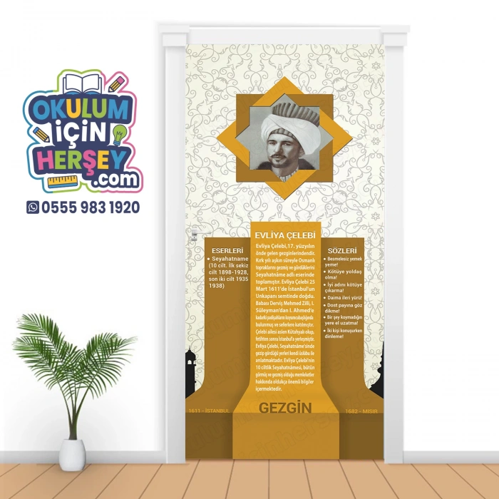 Bilim İnsanları Evliya Çelebi Kapı Giydirme 05