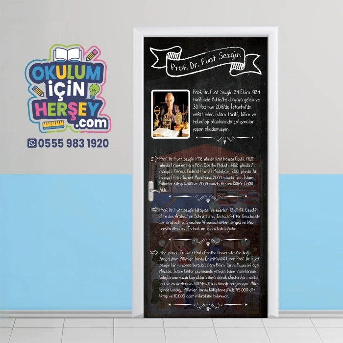 Bilim İnsanları Fuat Sezgin Kapı Giydirme 92