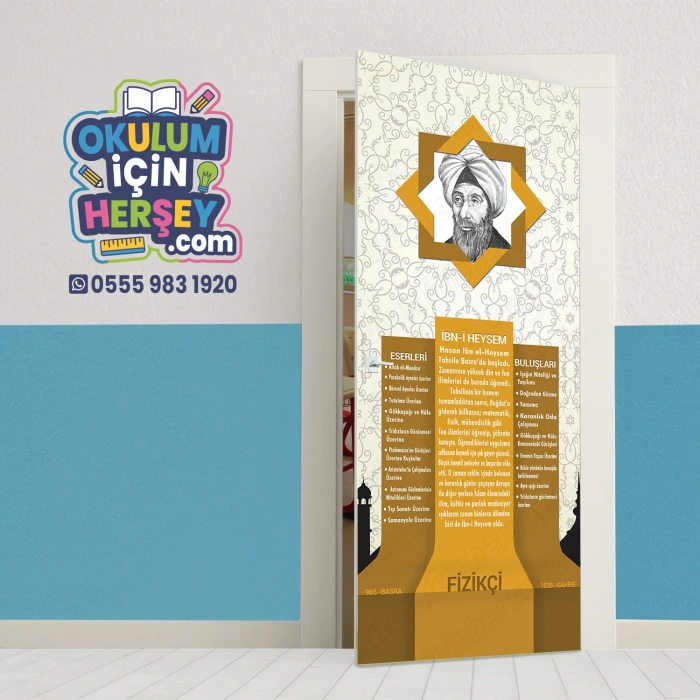 Bilim İnsanları İbni Heysem Kapı Giydirme 09