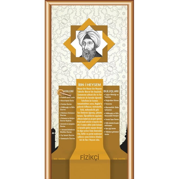 Bilim İnsanları İbni Heysem Kapı Giydirme 09