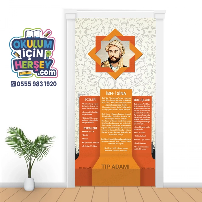 Bilim İnsanları İbni Sina Kapı Giydirme 10