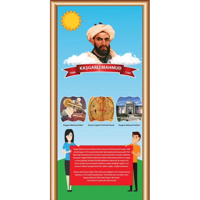 Bilim İnsanları Kaşgarlı Mahmut Kapı giydirme KG Bİ 100