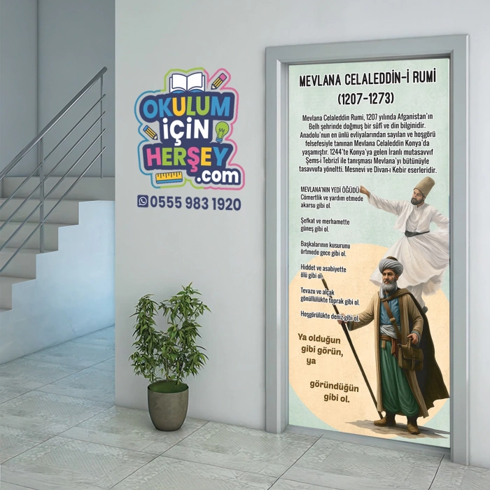 Bilim İnsanları Mevlana Kapı giydirme KG Bİ 102
