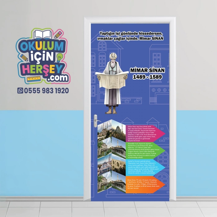 Bilim İnsanları Mimar Sinan Kapı Giydirme 95