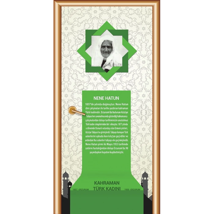 Bilim İnsanları Nene Hatun Kapı Giydirme 14