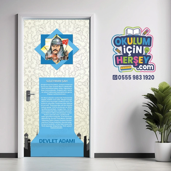 Bilim İnsanları Süleyman Şah Kapı Giydirme 16