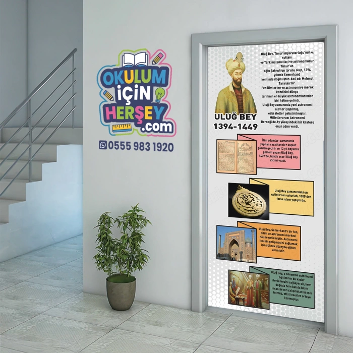 Bilim İnsanları Ulug Bey Kapı giydirme KG Bİ 111