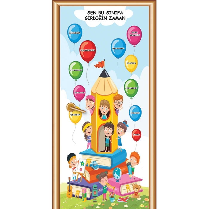 Bu Sınıfa Girdiğin Zaman Kapı Giydirme KG DEG 67