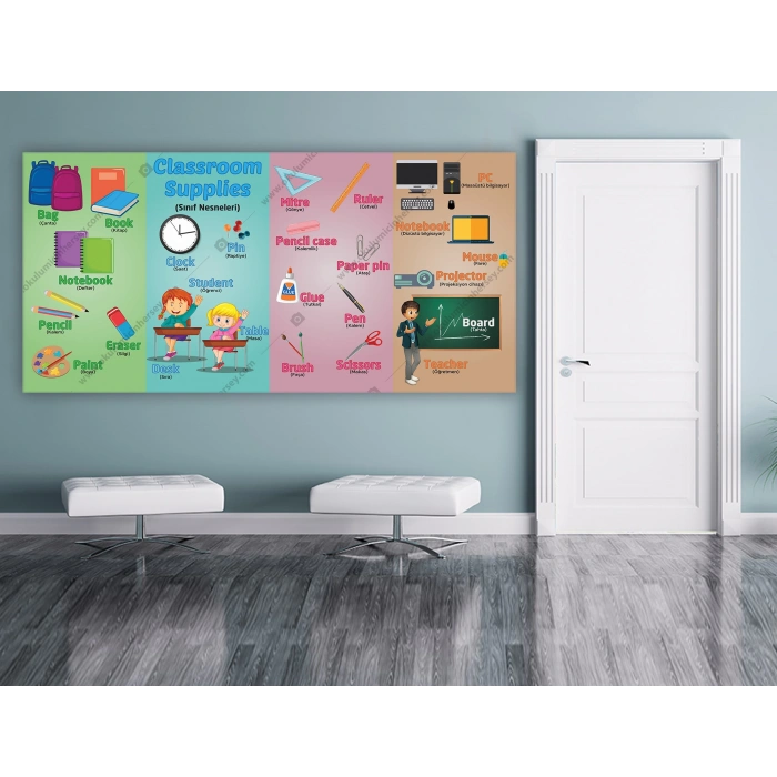 Classrom Supplies Duvar Giydirme DG İN 08