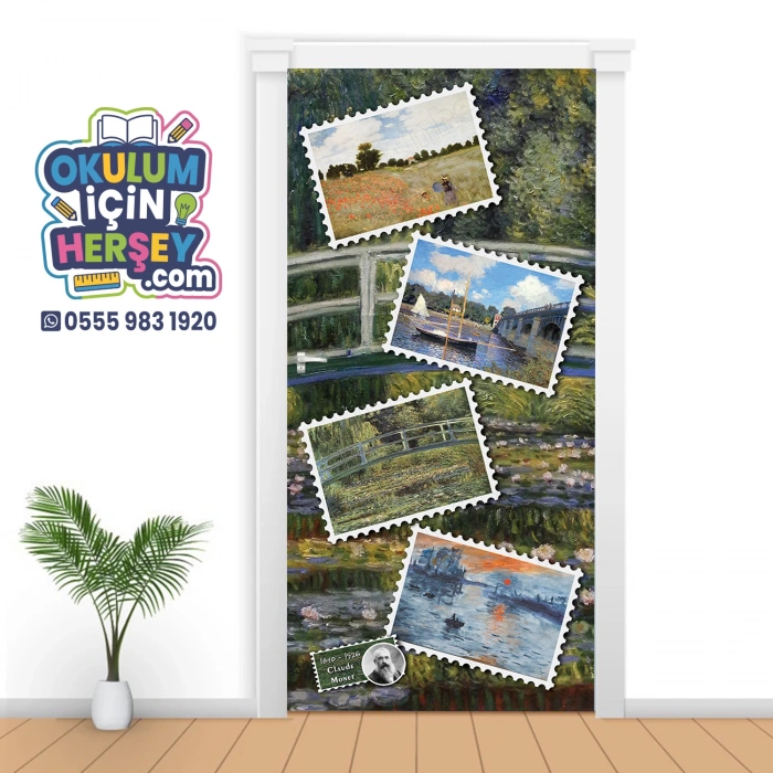 Claude Monet Kapı Giydirme 13