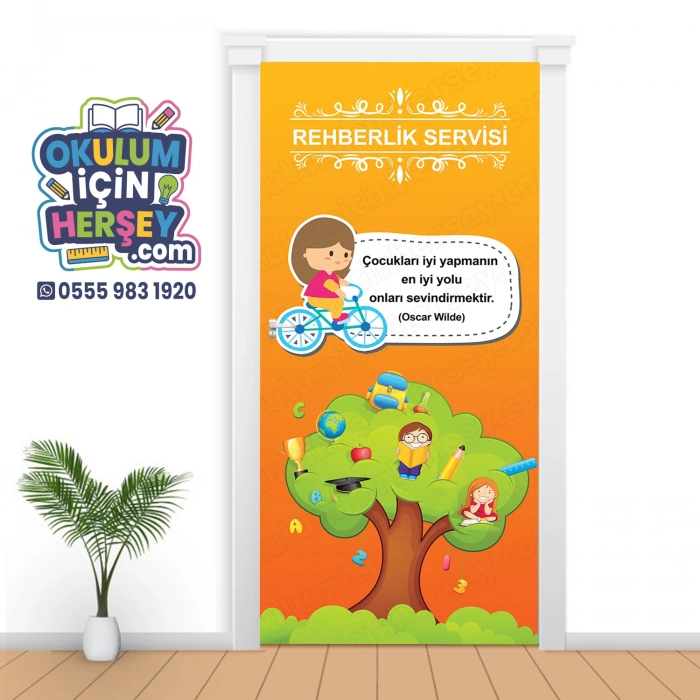 Çocuk Gelişimi Odası Kapı Giydirme 44