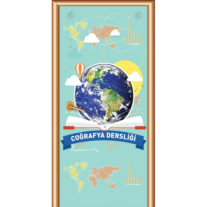 Coğrafya Sınıfı Kapı Giydirme 01