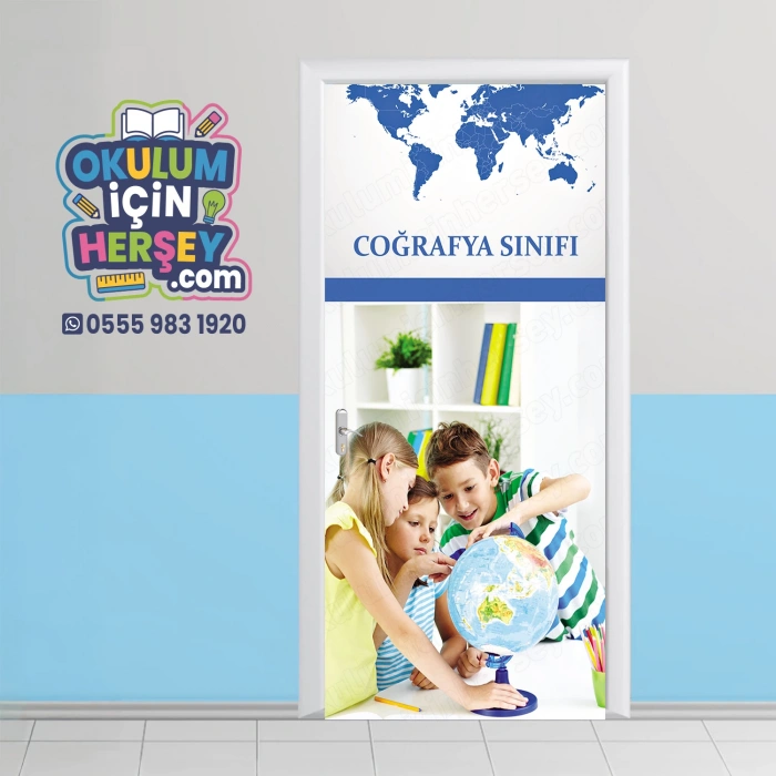 Coğrafya Sınıfı Kapı Giydirme 07