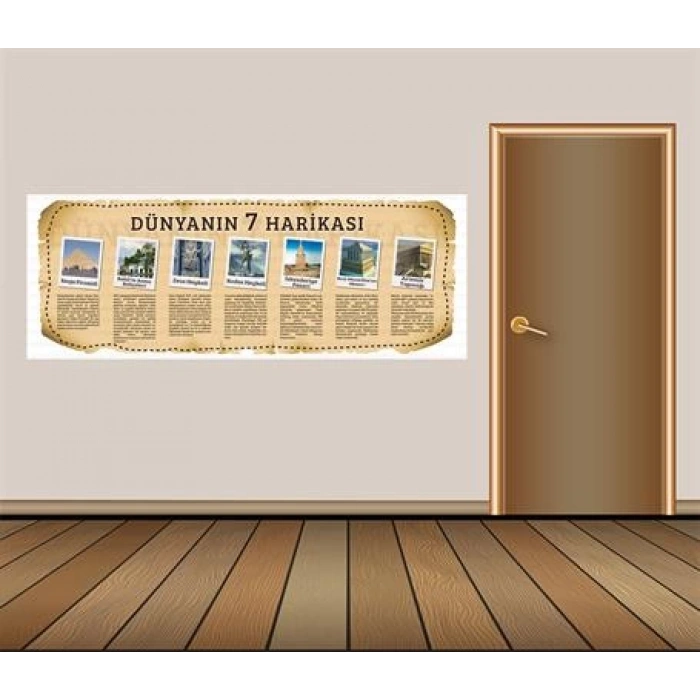 Dünyanın 7 Harikası Duvar Giydirme 17
