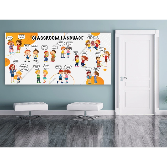 Duvar Giydirme Classroom Language DG İN 05