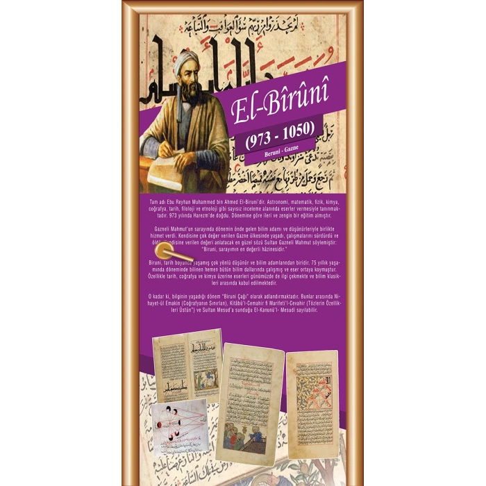 El Biruni Bilim İnsanları Kapı Giydirme 84