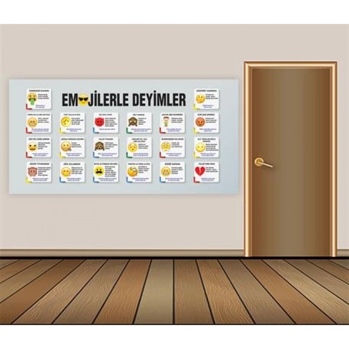 Emojilerle Deyimler Duvar Giydirme 13