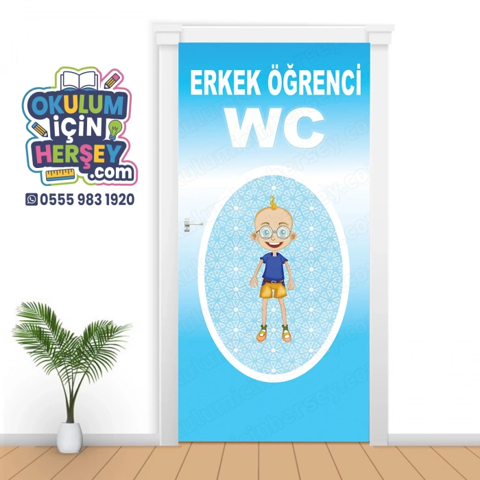 Erkek Öğrenci WC Kapı Giydirme 104