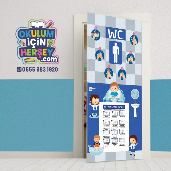 Erkek Öğrenci Wc Kapı Giydirme 105