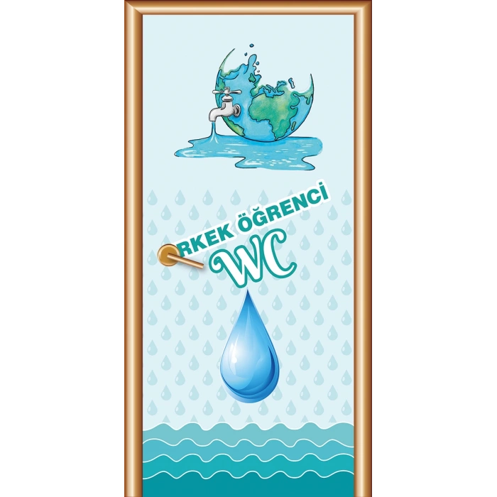 Erkek Öğrenci Wc Kapı Giydirme