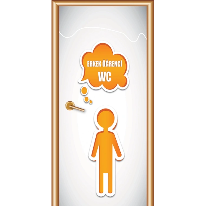 Erkek WC Kapı Giydirme 90