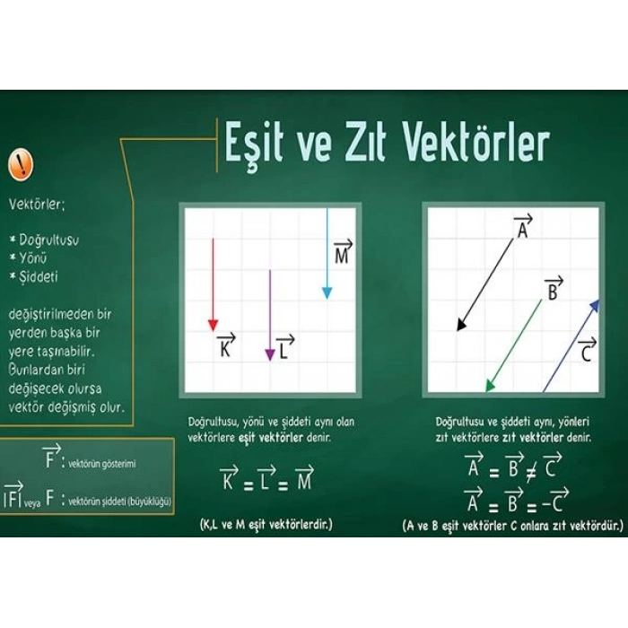 Eşit ve Zıt Vektörler P FİZ 36