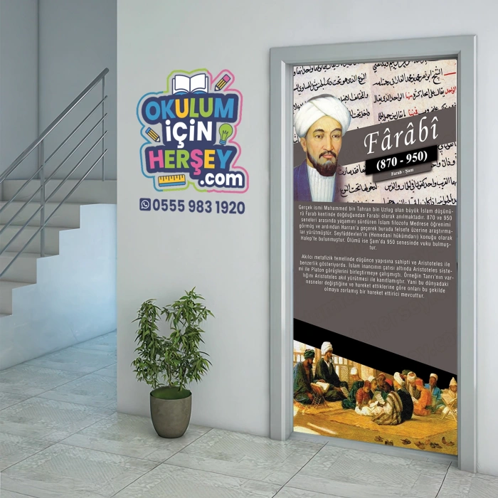 Farabi Bilim İnsanları Kapı Giydirme 85