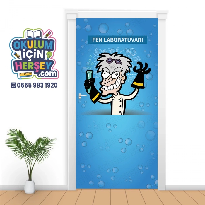 Fen Laboratuvar Kapı Giydirme 04