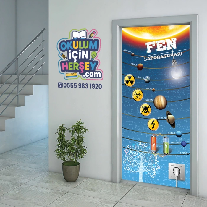 Fen Laboratuvarı Kapı Giydirme 17