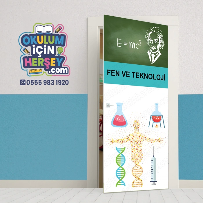 Fen Sınıfı Kapı Giydirme 14
