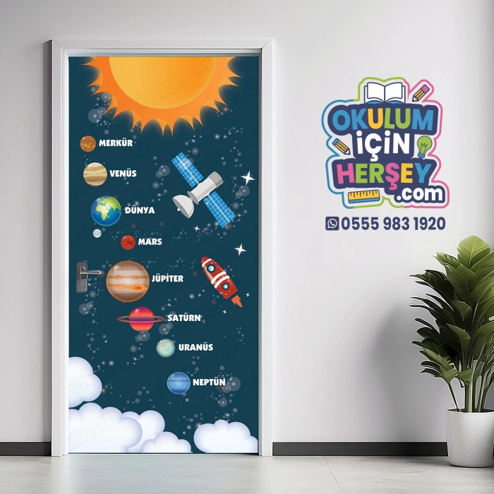 Fen Sınıfı Kapı Giydirme 16