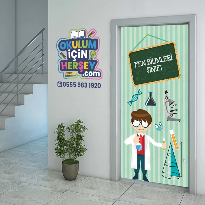 Fen Sınıfı Kapı Giydirme 18