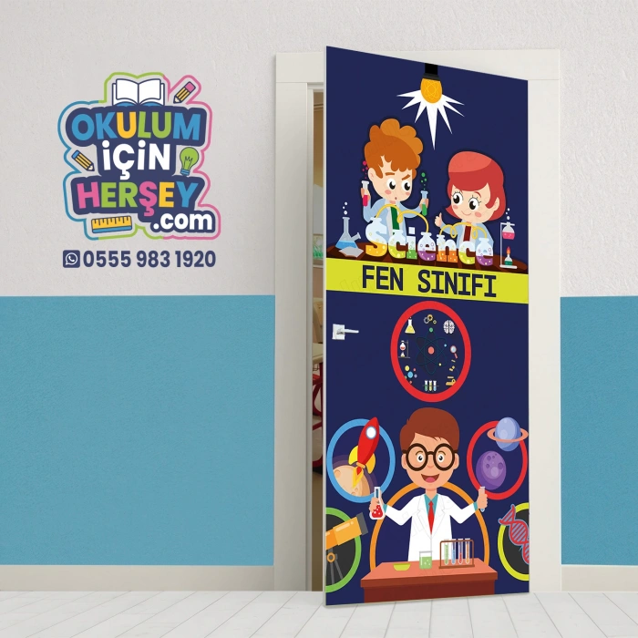 Fen Sınıfı Kapı Giydirme 19